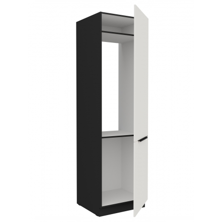 Słupek do zabudowy lodówki  60 cm AURO 60 DK-210 2F WH/BL antyfinger